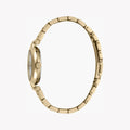 Esprit Women's Gold Stainless Steel Watch, Silver Dial | Es1l160m0055