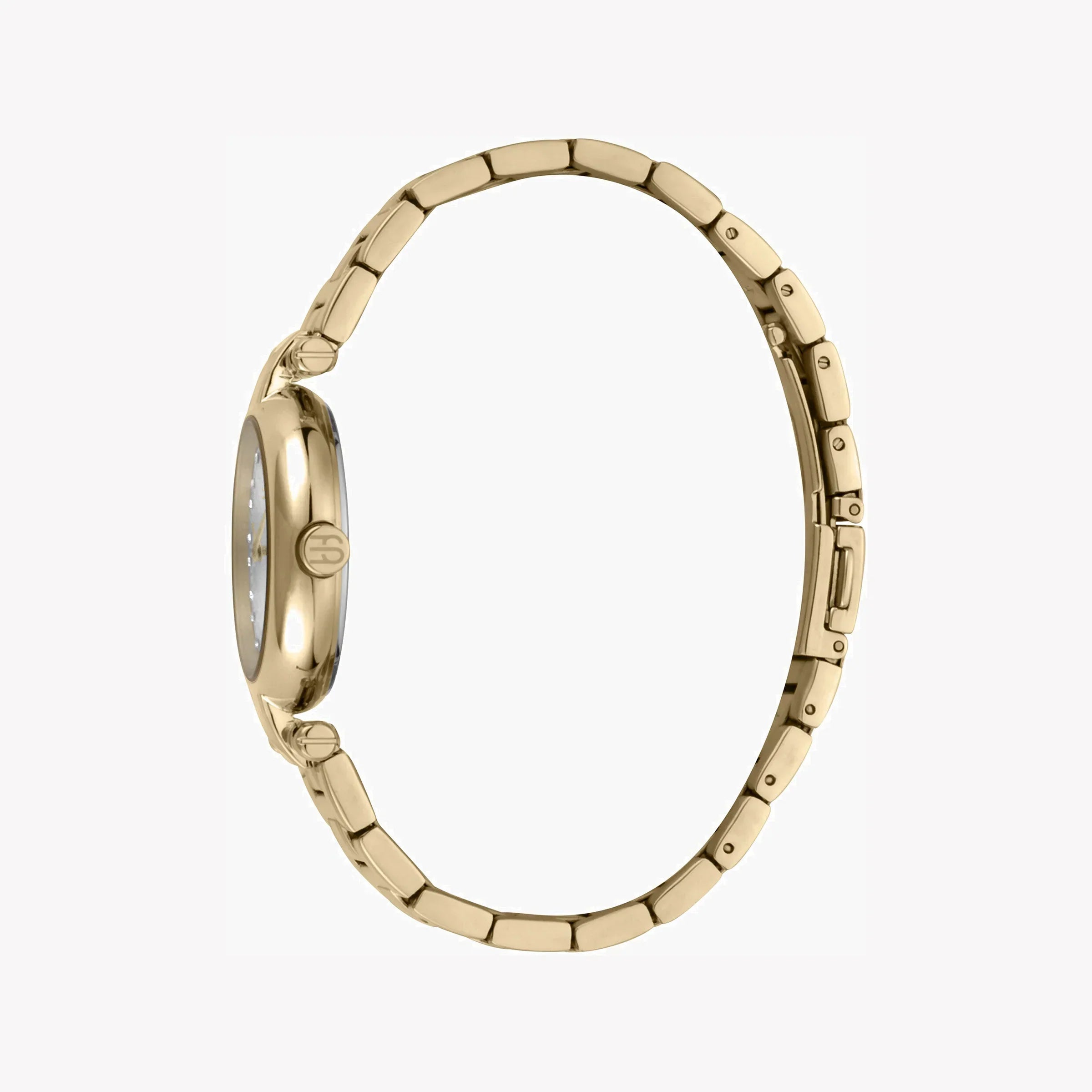 Esprit Women's Gold Stainless Steel Watch, Silver Dial | Es1l160m0055