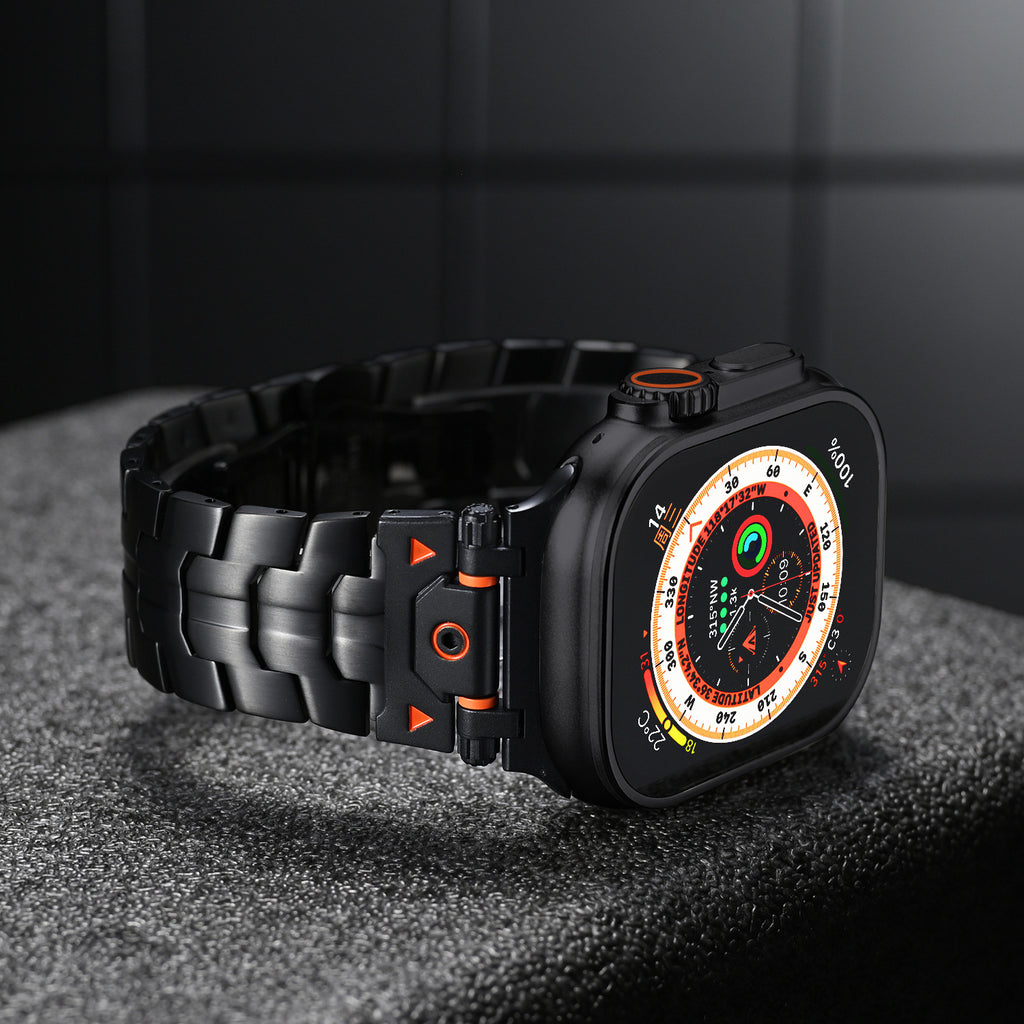 Mens Simple Versatile Stainless Steel Strap For Watch Ultra