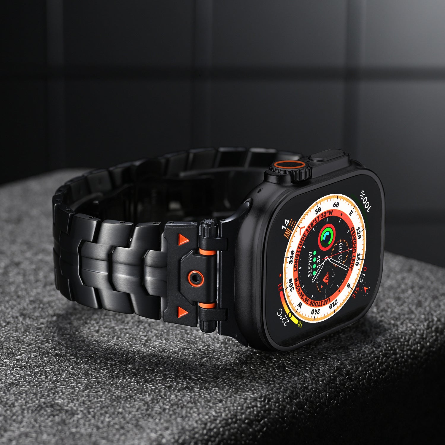 Mens Simple Versatile Stainless Steel Strap For Watch Ultra