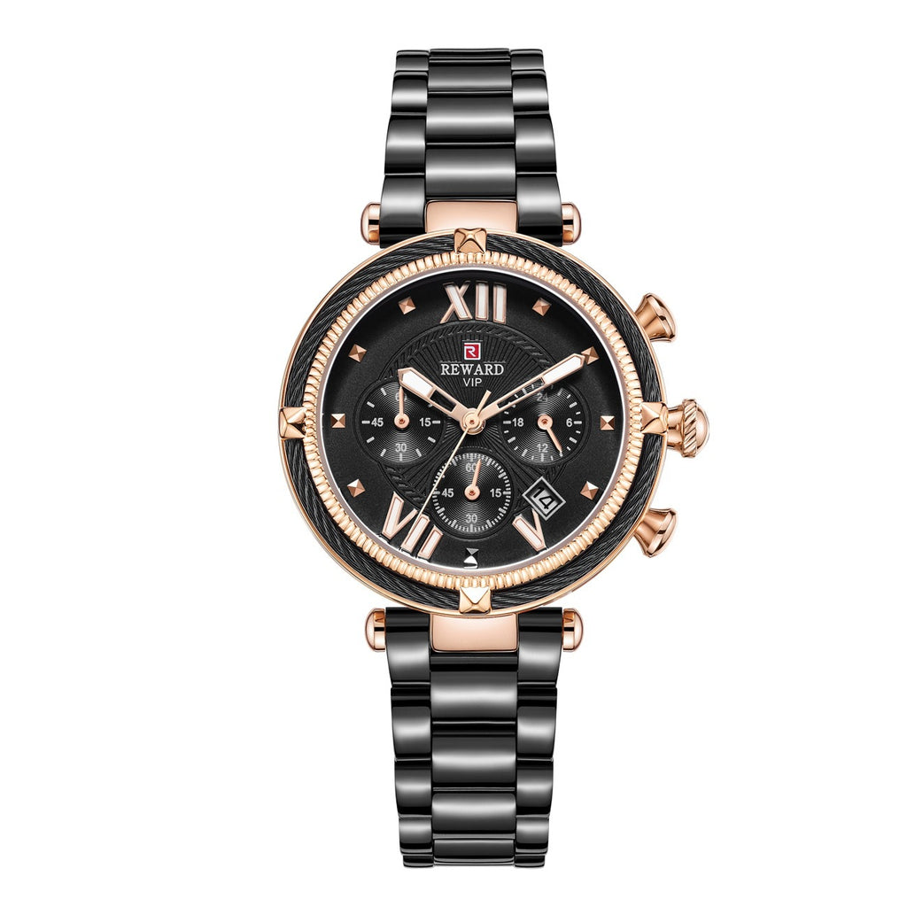 REWARD six-pin waterproof quartz watch
