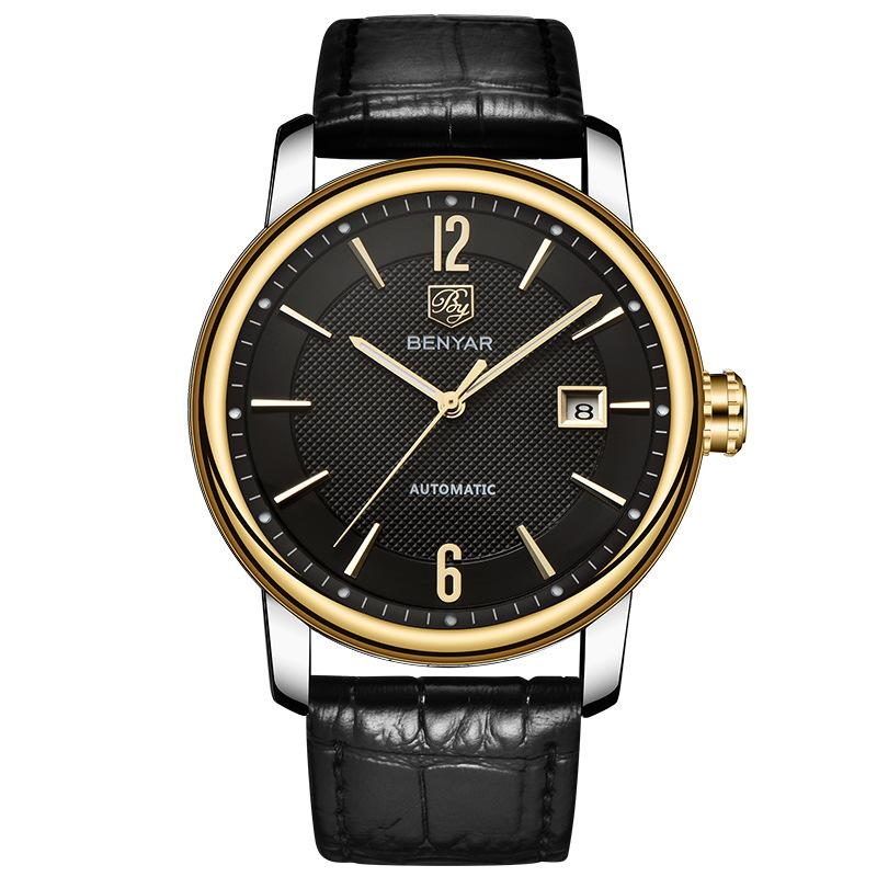 Fashion trend mechanical watch men's watch 5144 stripes