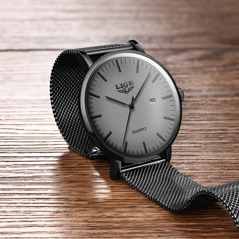 Mesh Belt Quartz Waterproof Watch
