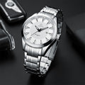 Men's Waterproof Business Calendar Quartz Watch