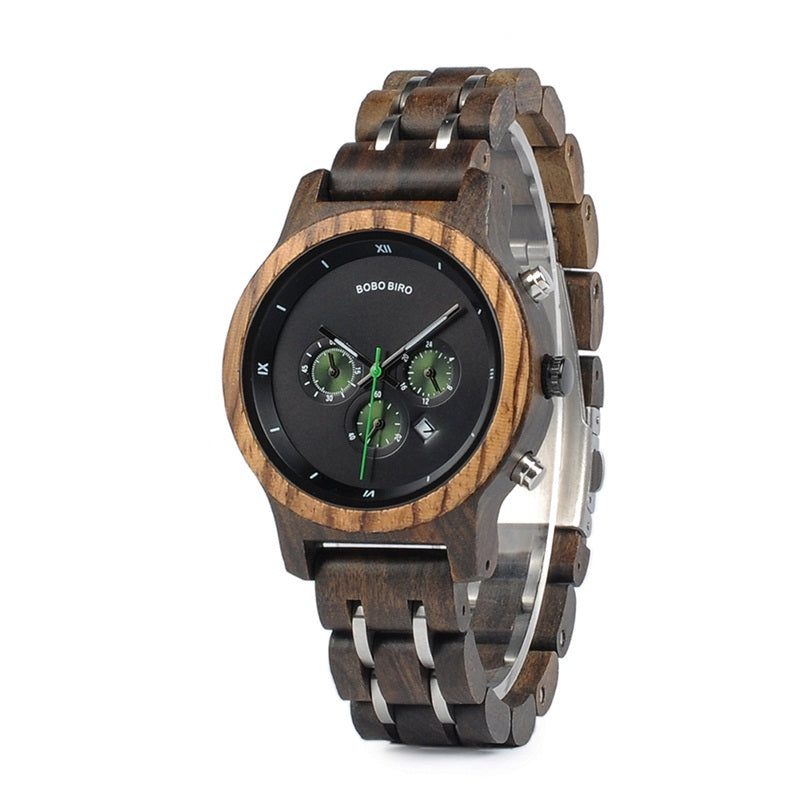Three Eyes Multifunctional Waterproof Watch