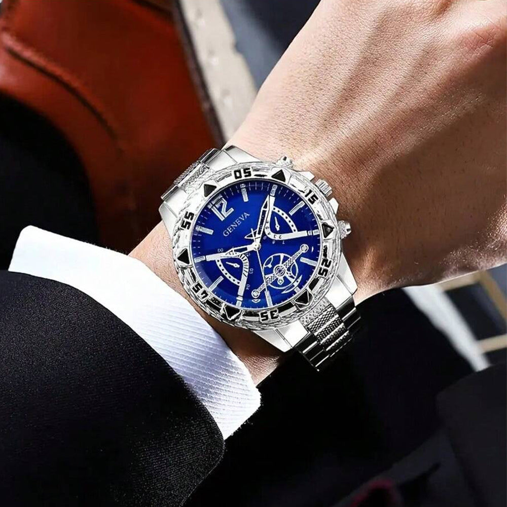 Men's Authentic Volkswagen Fully Automatic Mechanical Watch With Steel Strap