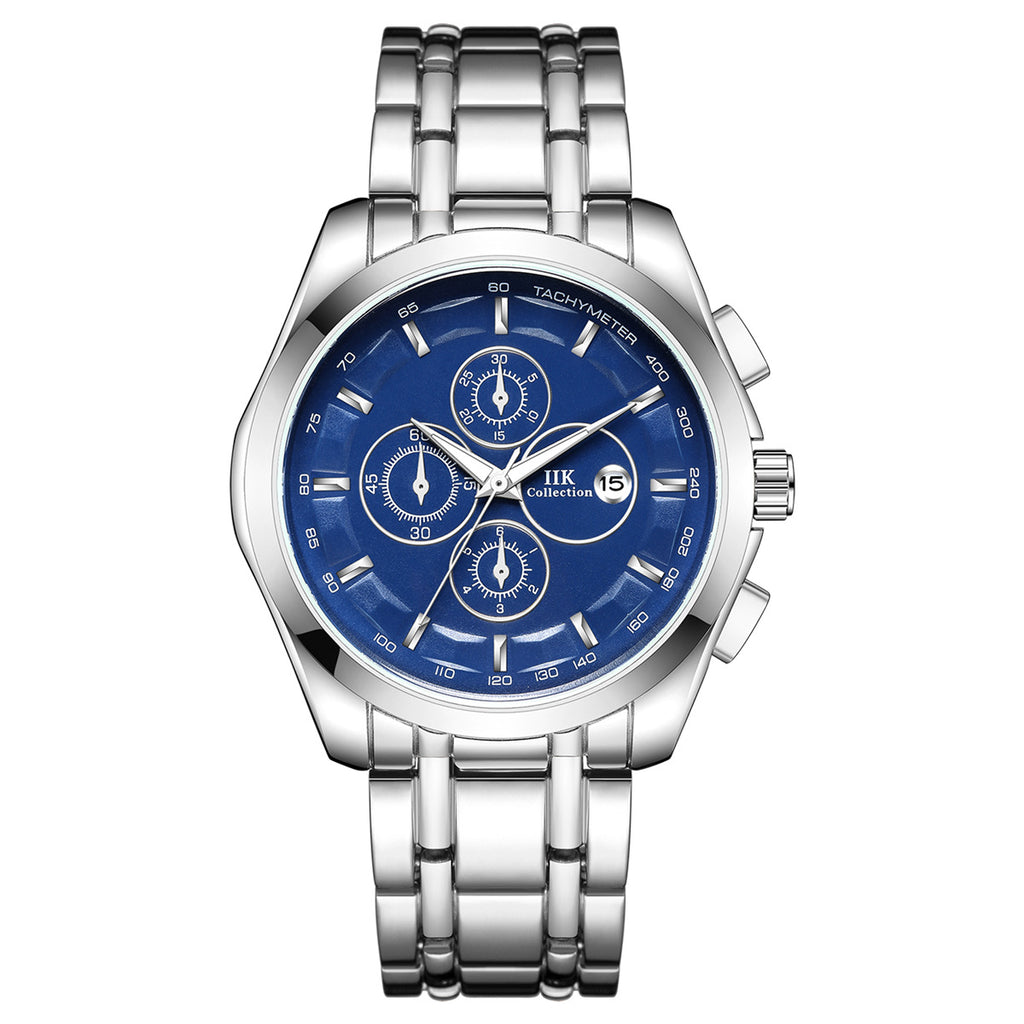New Luminous Hands Alloy Mens Quartz Watch