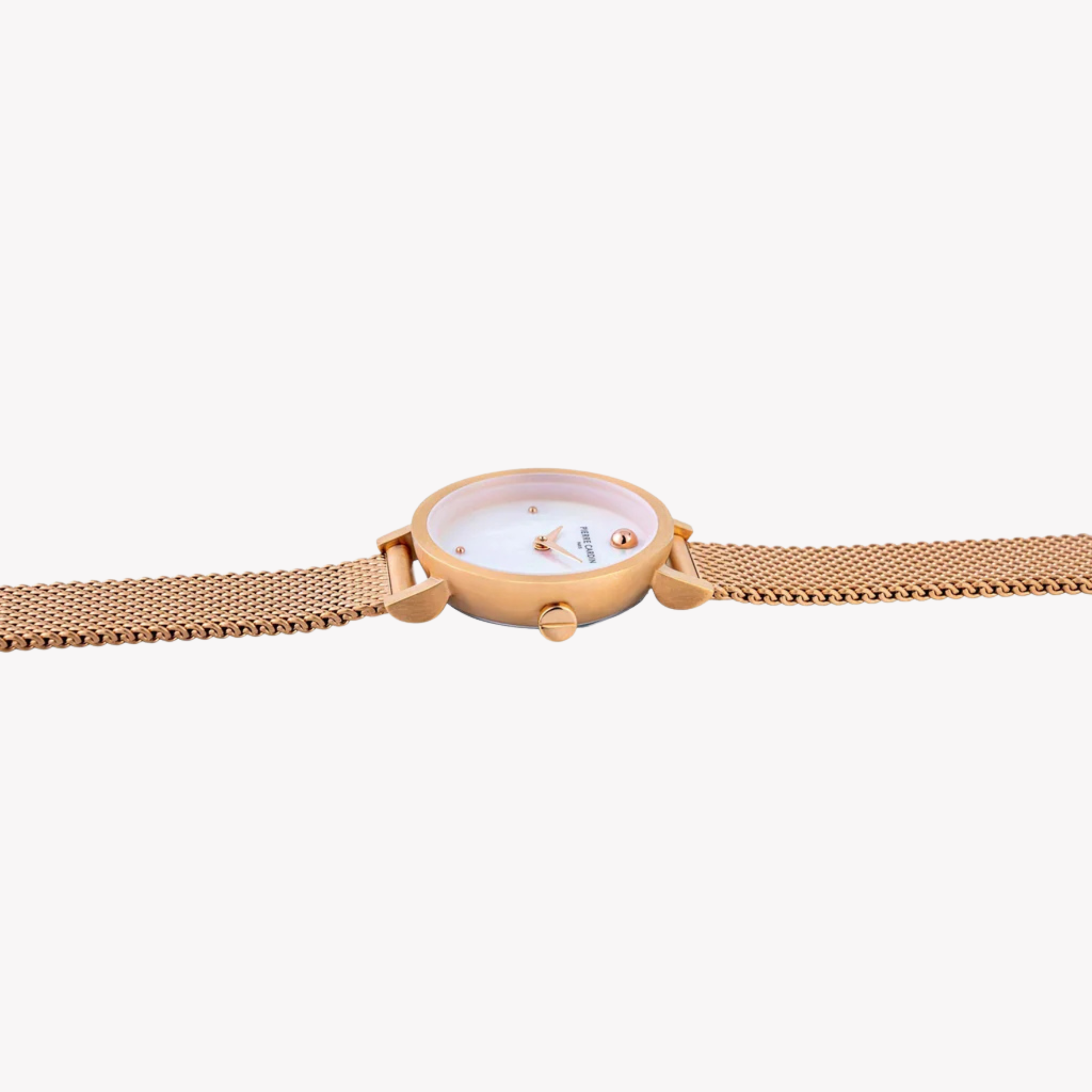 Pierre Cardin Women's Rose Gold Watch, White Dial | Ccm.0524-2