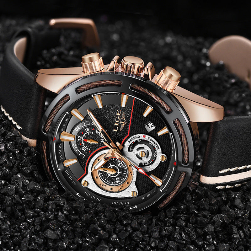 Fashion waterproof quartz watch