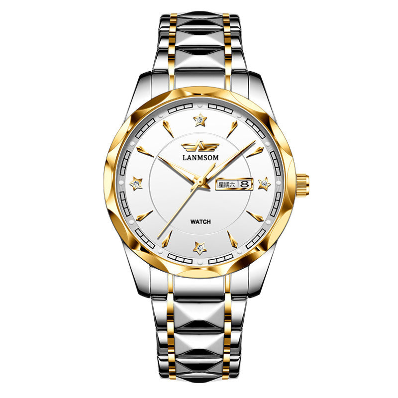 Langsuo Fashion Men's Waterproof Quartz Watch