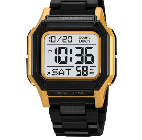 Mens Electronic Watch Outdoor Luminous Sporty And Waterproofperfect For Students