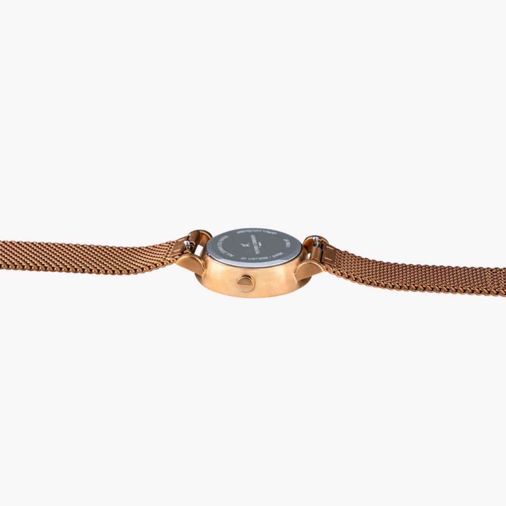Pierre Cardin Women's Rose Gold Watch, White Dial | Ccm.0524-3