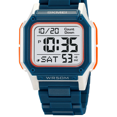 Mens Electronic Watch Outdoor Luminous Sporty And Waterproofperfect For Students
