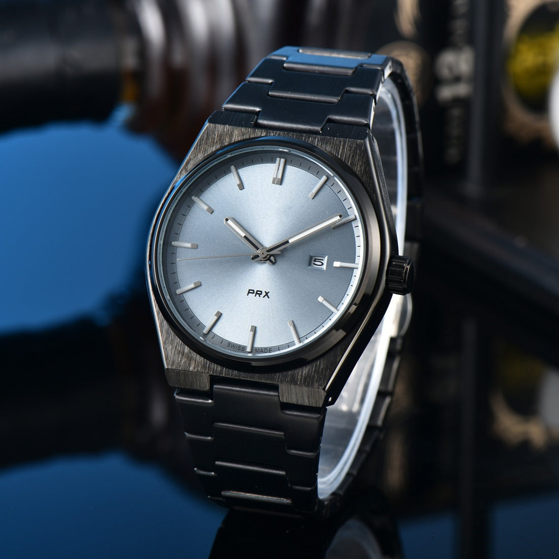 New Simple, Elegant, And Stylish Quartz Mens Watch With Steel Band