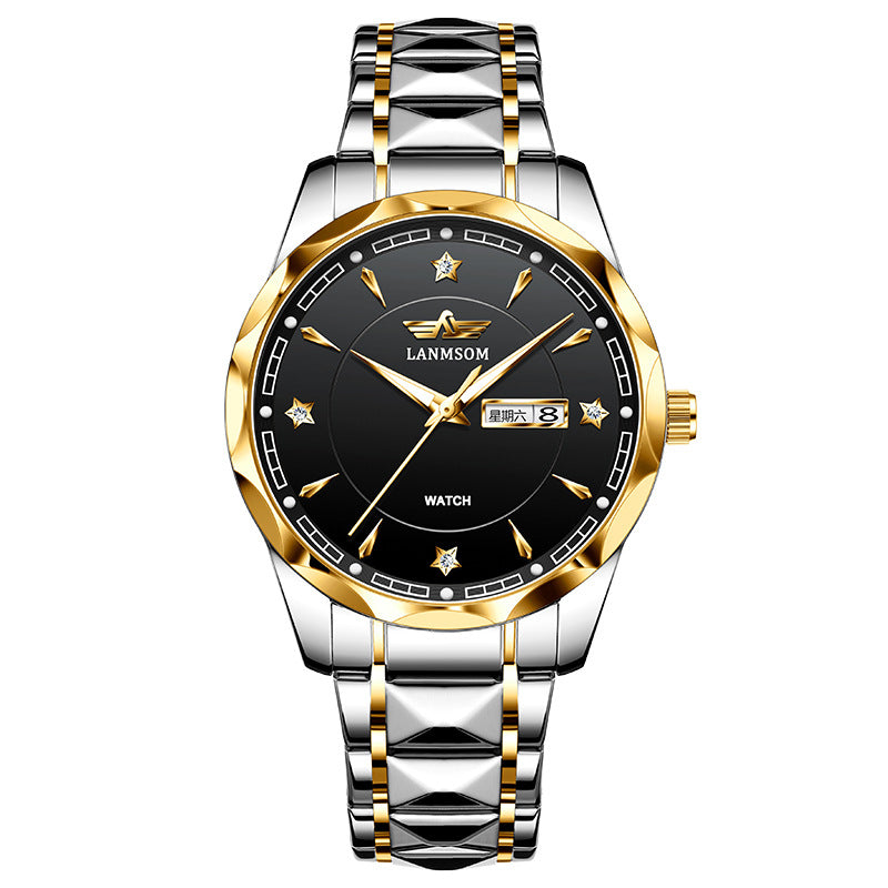 Langsuo Fashion Men's Waterproof Quartz Watch