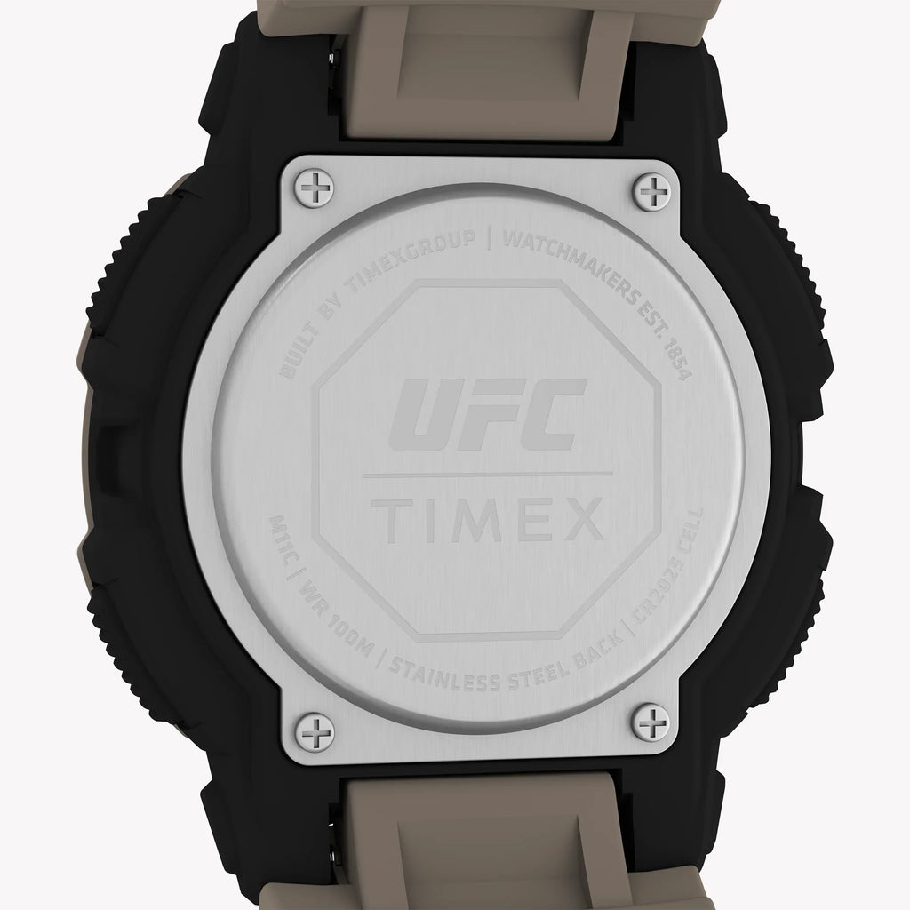 Timex Men's Resin Watch, Black/Tan | Ufc Rumble Digital