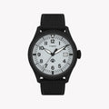 Timex Men's Black Eco-Friendly Watch, Gray Dial | Tw2w34700-0