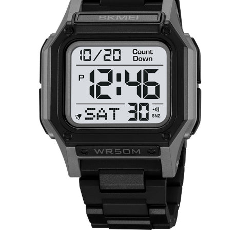 Mens Electronic Watch Outdoor Luminous Sporty And Waterproofperfect For Students