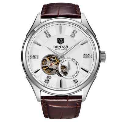 Small eye through mechanical watch