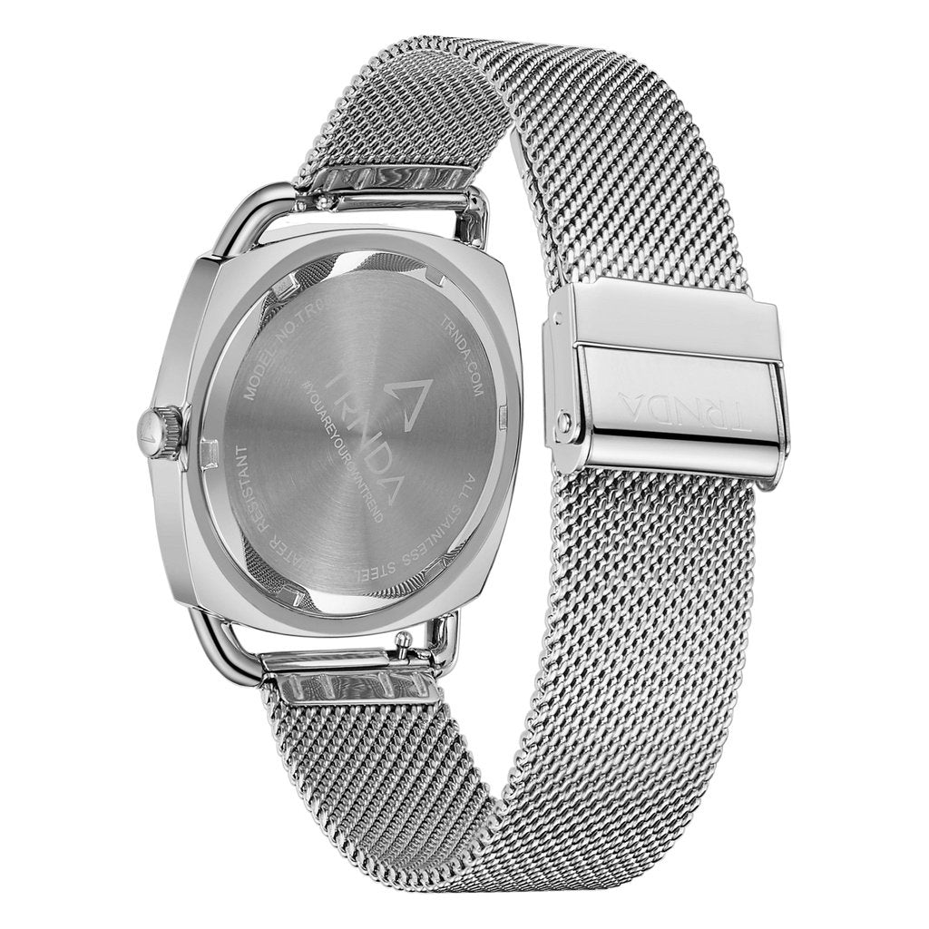 Trnda Women's Stainless Steel Watch, Silver Dial | Trnda-Ss35.8-3