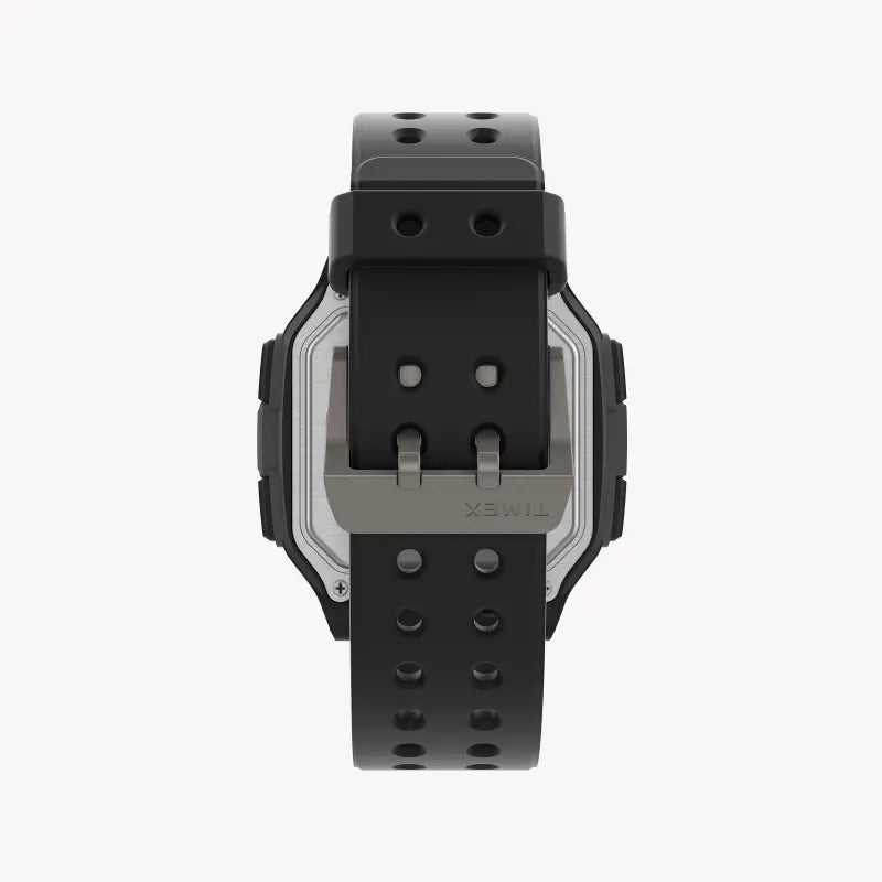 Timex Men's Black Silicone Watch, Digital Dial | Tw5m29000-2