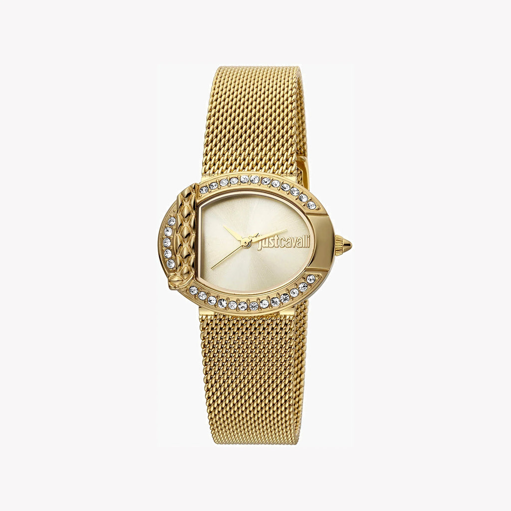 Just Cavalli Women's Gold Watch, Champagne Dial | Jc1l110m0085-0