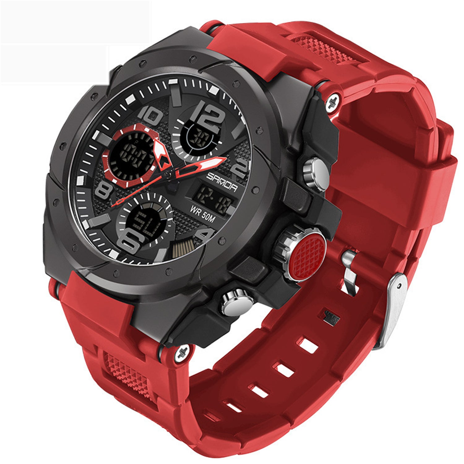 Men's Multifunctional Waterproof Quartz Watch For Sports