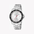Just Cavalli Men's Silver Stainless Steel Watch, Silver Dial | Jc1g246m0245-0