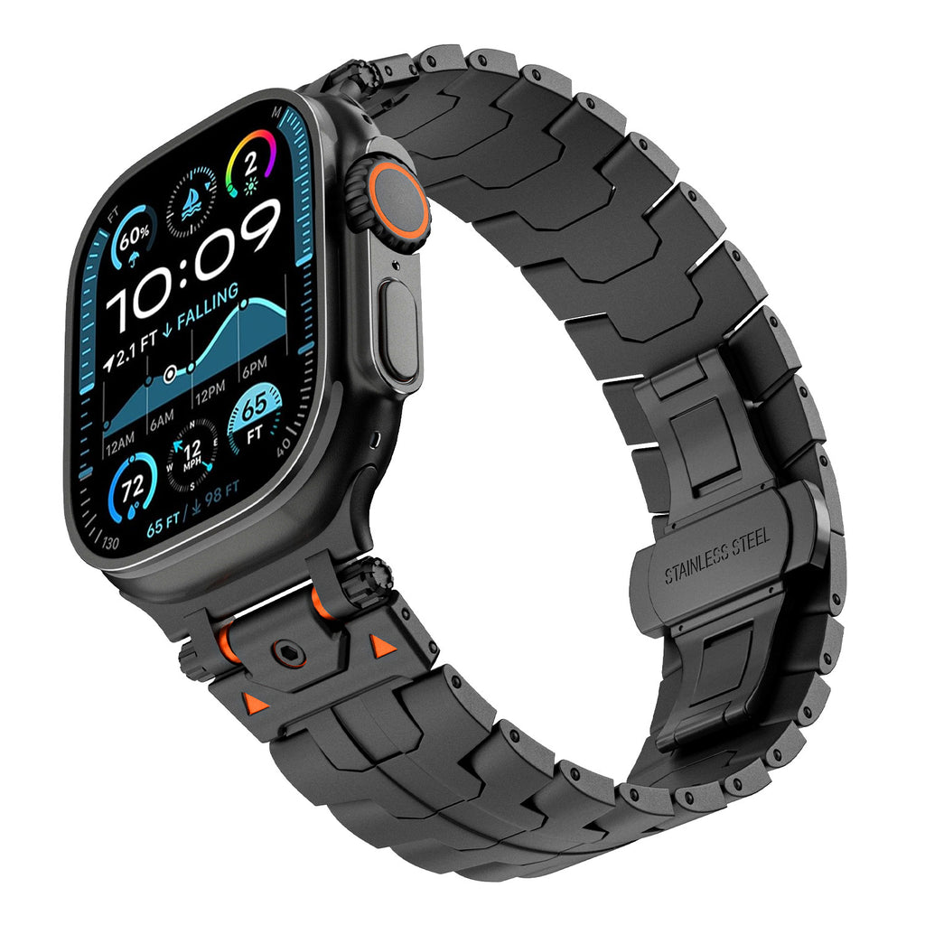 Mens Simple Versatile Stainless Steel Strap For Watch Ultra